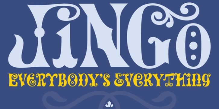 Jingo font preview