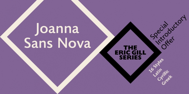 Joanna Sans Nova font preview