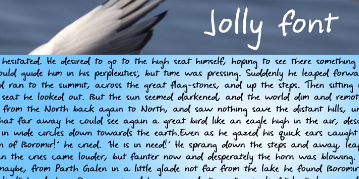 Jolly YOFF font preview