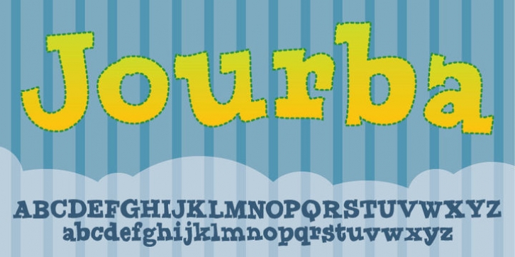 Jourba font preview