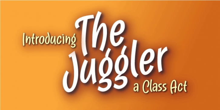 Juggler font preview