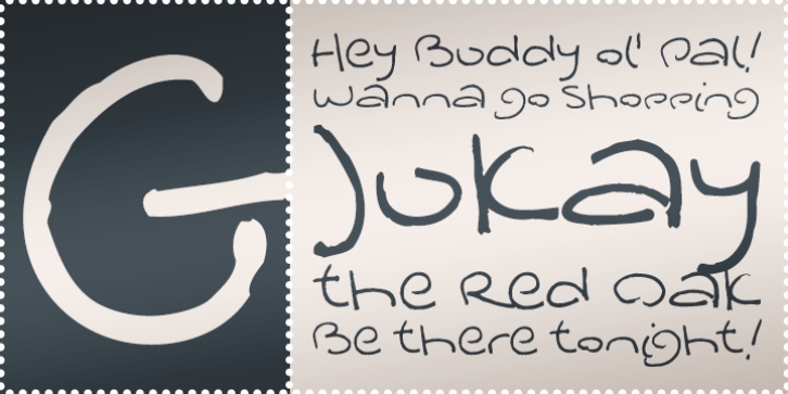 Jukay BTN font preview