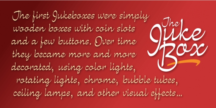 Juke Box font preview