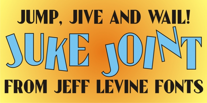 Juke Joint JNL font preview
