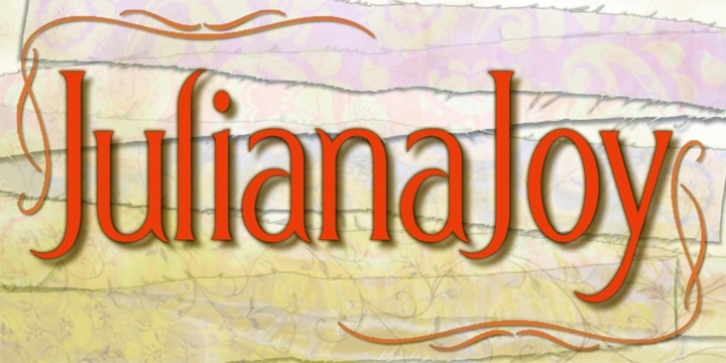 JulianaJoy font preview