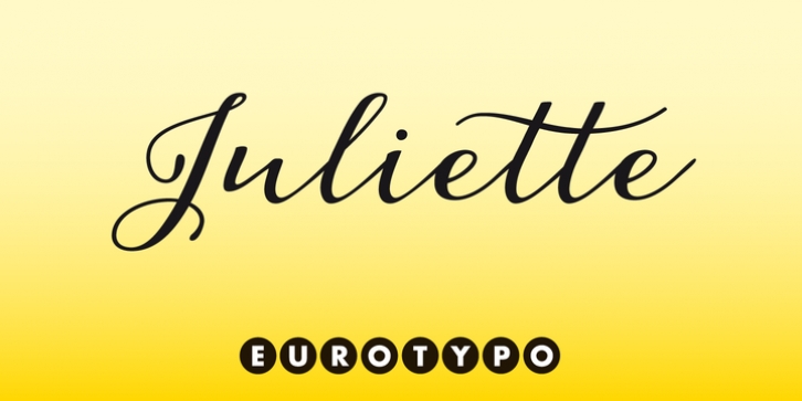 Juliette font preview