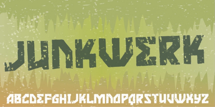 Junkwerk font preview