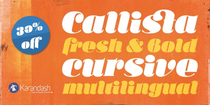 Ka Callista font preview