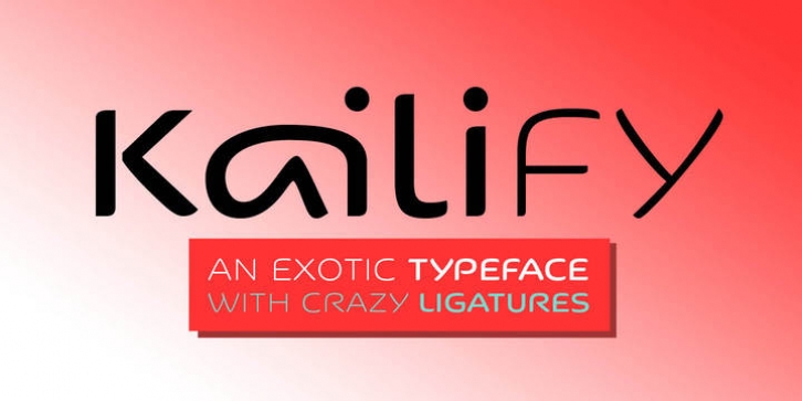 Kaili FY font preview
