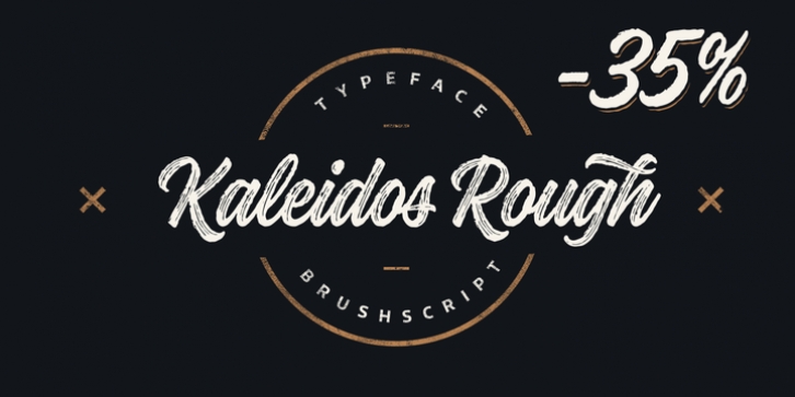 Kaleidos Rough font preview