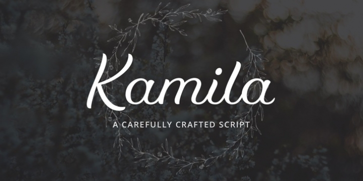 Kamila font preview