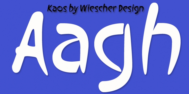 Kaos font preview