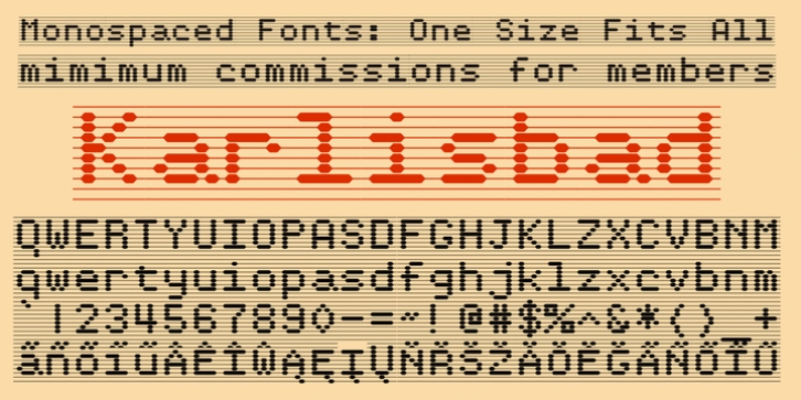 Karlisbad font preview