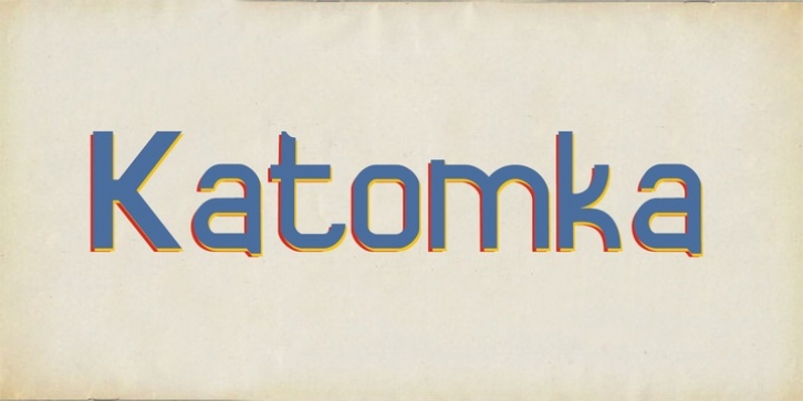 Katomka font preview