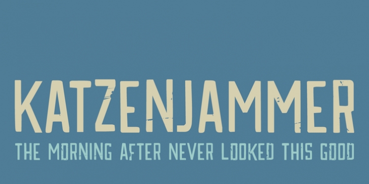 Katzenjammer font preview