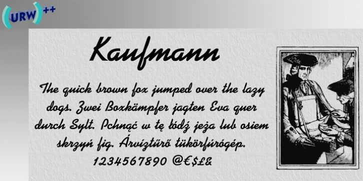 Kaufmann font preview