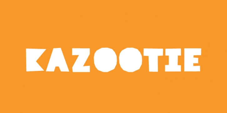 Kazootie font preview