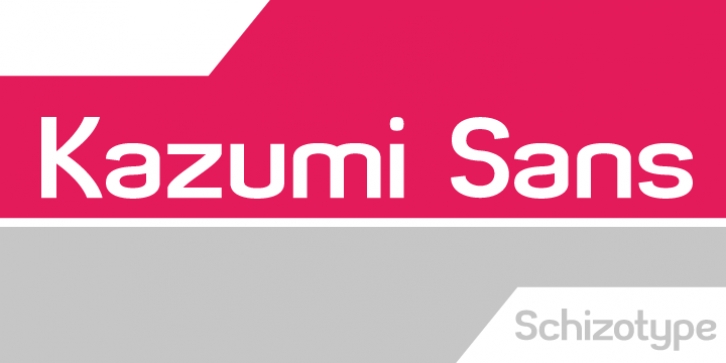 Kazumi Sans font preview