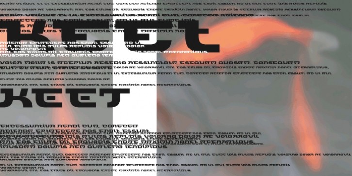 Keet font preview