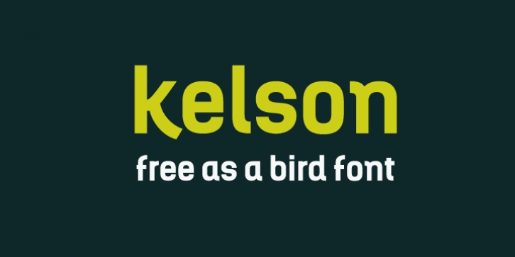 Kelson font preview