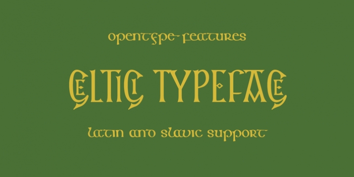 Keltichi font preview