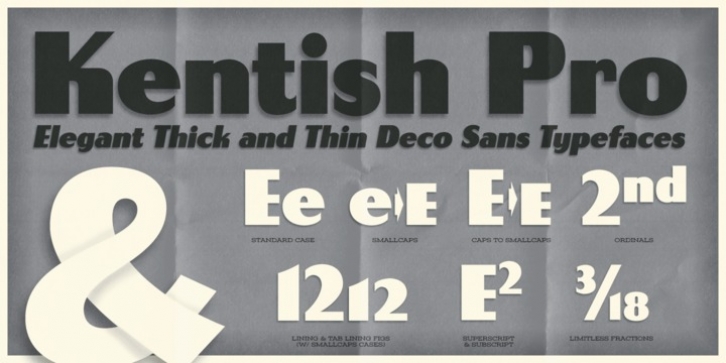 Kentish AOE Pro font preview