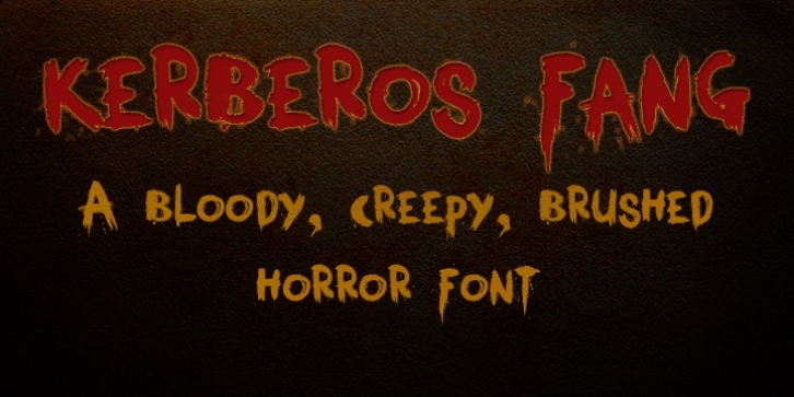 Kerberos Fang font preview