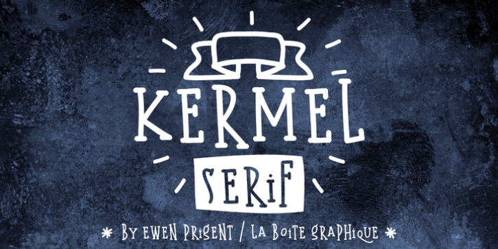 Kermel Serif font preview