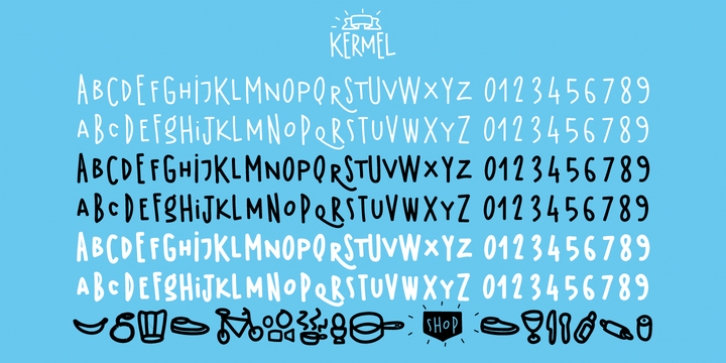 Kermel font preview