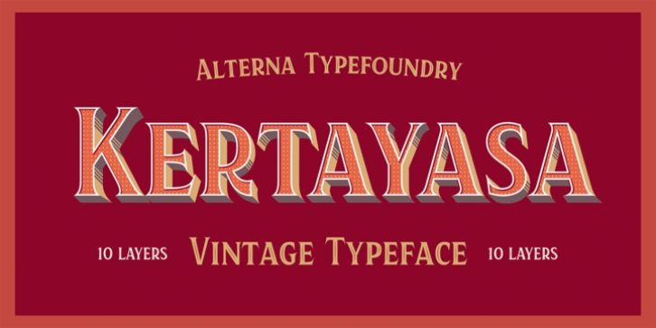 Kertayasa font preview