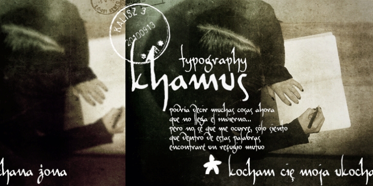 Khamus font preview