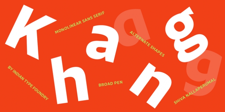 Khang font preview