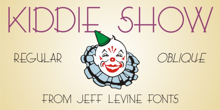 Kiddie Show JNL font preview