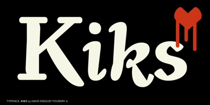 Kiks font preview