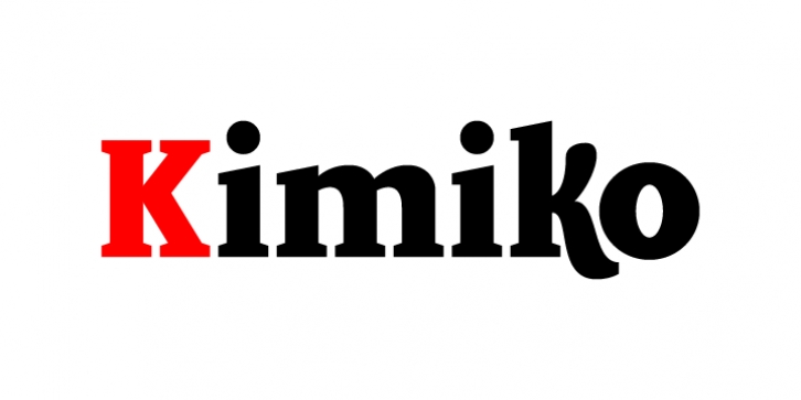 Kimiko font preview