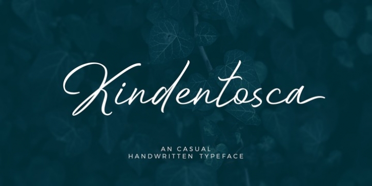 Kindentosca font preview