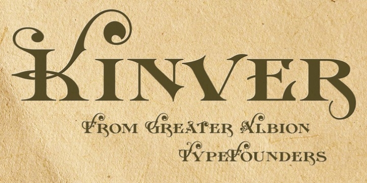 Kinver font preview