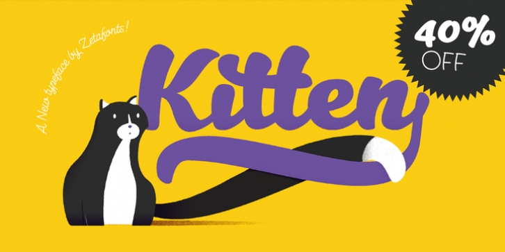 Kitten font preview