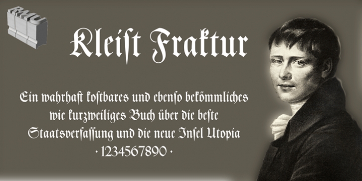 Kleist Fraktur font preview