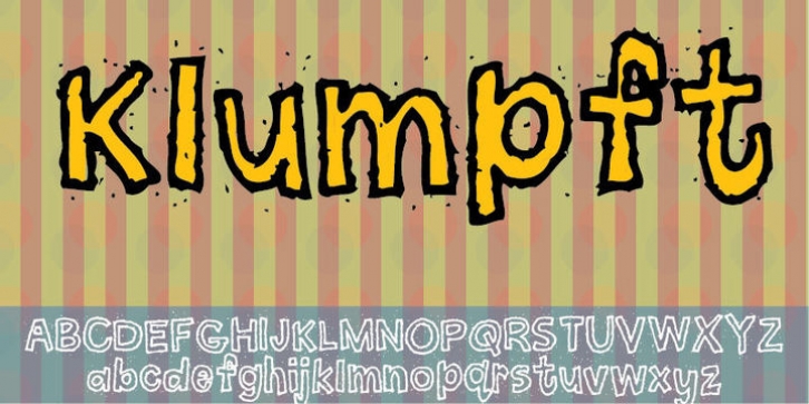 Klumpft font preview