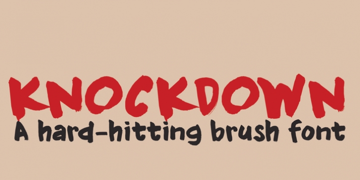 Knockdown font preview