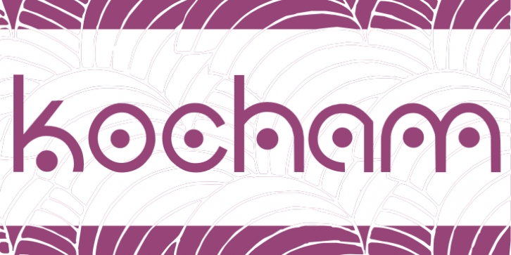 Kocham font preview