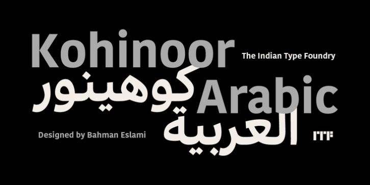 Kohinoor Arabic font preview