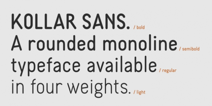 Kollar Sans font preview