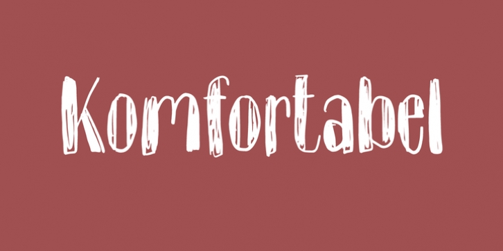 Komfortabel font preview