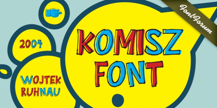 Komisz font preview