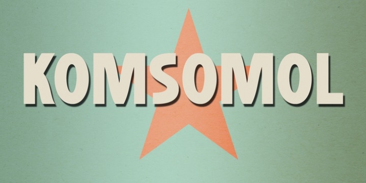 Komsomol font preview