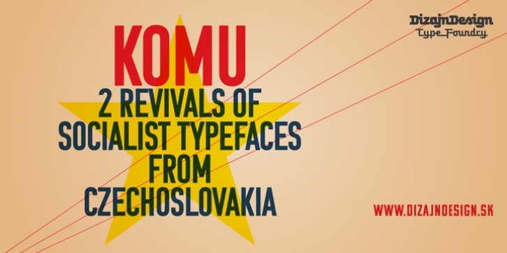 Komu font preview