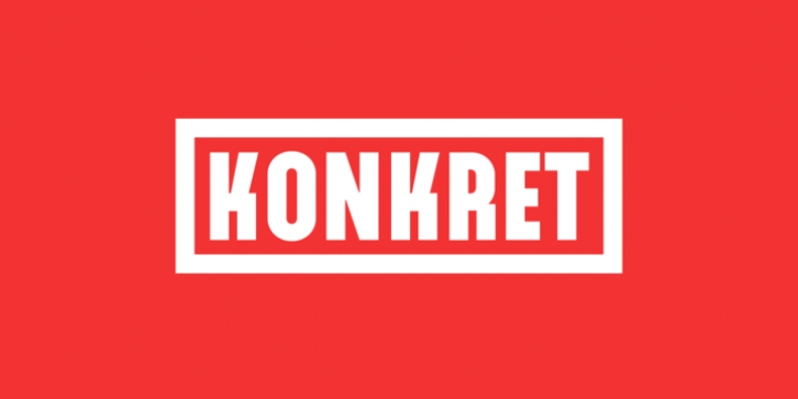 Konkret font preview