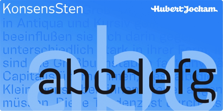 KonsensSten font preview